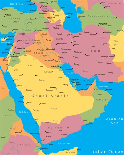 cities in the middle east